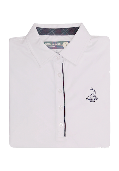Donald Ross - Ladies' PTC Tartan Tipping Polo LARGE