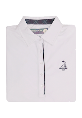 Donald Ross - Ladies' PTC Tartan Tipping Polo THUMBNAIL
