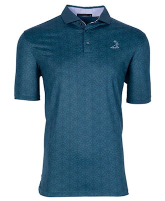 Greyson - Men's Lions Tooth Polo - Orca THUMBNAIL