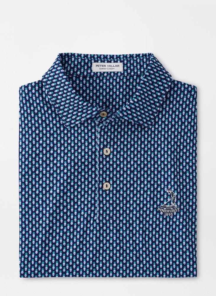 Peter Millar - Men's Pina Skullada Polo LARGE