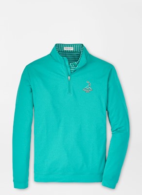 Peter Millar - Men's Melange Perth Pullover - Billiard THUMBNAIL