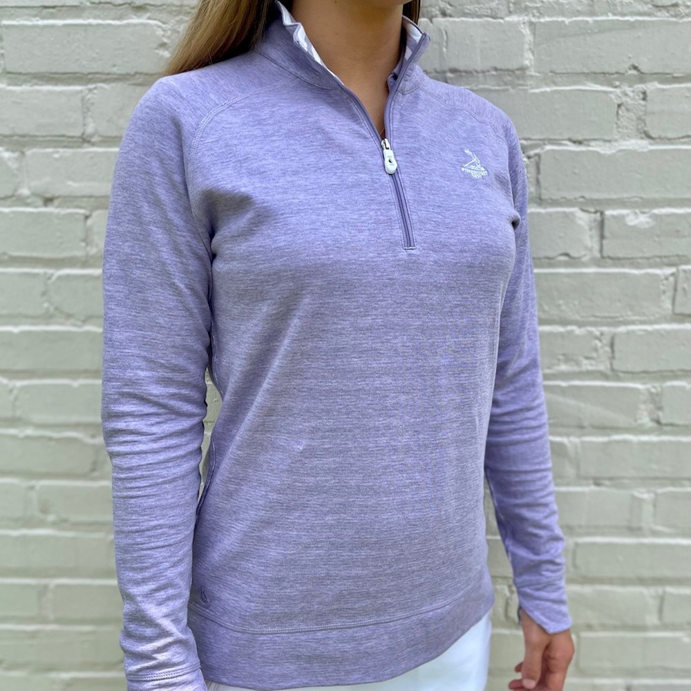 Ahead - Ladies' Meghan 1/2 Zip Pullover - Lilac LARGE