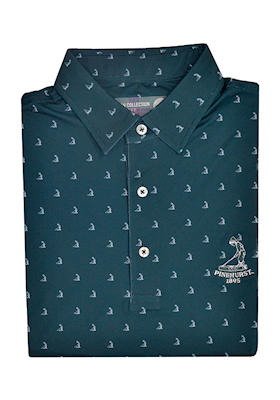 Donald Ross - Men's PTC Putter Boy Print Polo THUMBNAIL