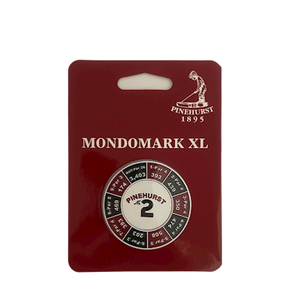 Pinehurst number two ballmarker and yardage coin THUMBNAIL