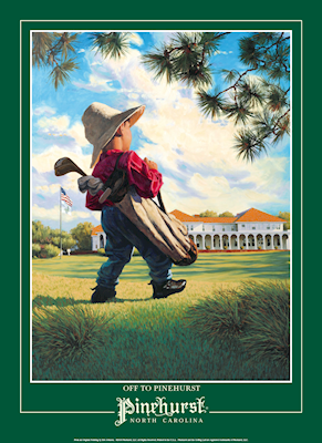 Off to Pinehurst Poster THUMBNAIL