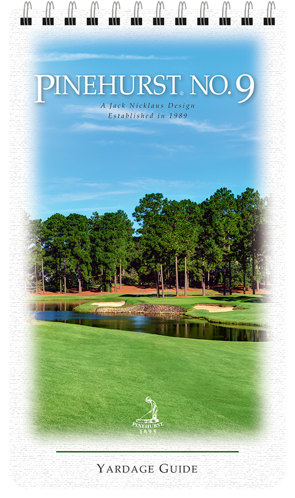 Pinehurst No. 9 Yardage Guide LARGE