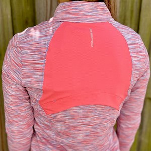 Zero Restriction - Ladies' Shae Zip Mock - Calypso SWATCH