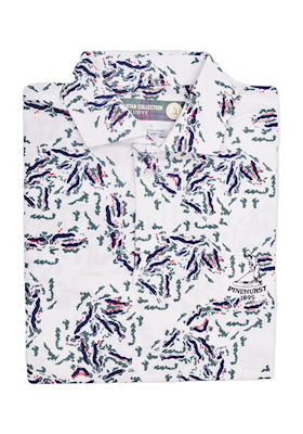 Donald Ross - Men's PTC SPORT No. 2 Course Print Polo THUMBNAIL