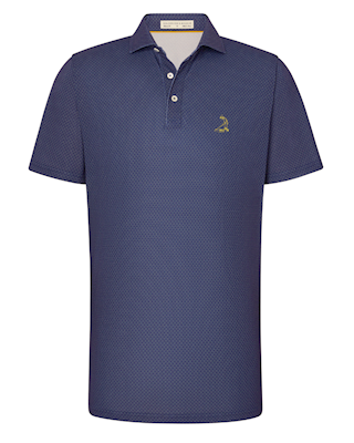 Holderness & Bourne - Men's Draper Polo - Navy/Yukon THUMBNAIL