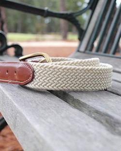 Putter Boy Embossed Braided Belt LARGE