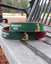 Smathers and Branson Pinehurst 1895 Needlepoint Belt THUMBNAIL