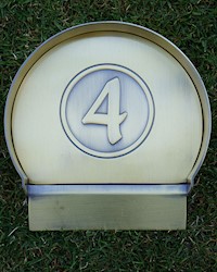 No. 4 Antique Brass Putting Cup THUMBNAIL