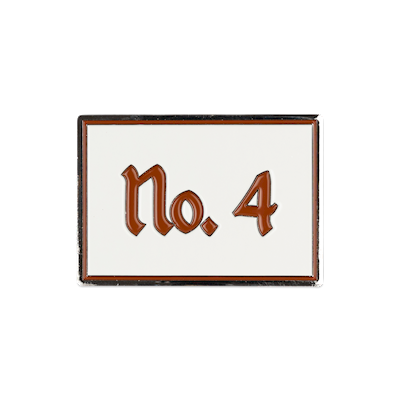 No. 4 Flag Magnet THUMBNAIL