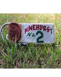 Smathers and Branson- No. 2 Needlepoint Key Fob THUMBNAIL