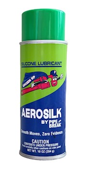 Aerosilk Dry Silicone Lubricant - 10 oz. cans by the case THUMBNAIL