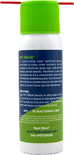 Pipe Break - 2.5 oz. can with separate straw (Single Can) MAIN