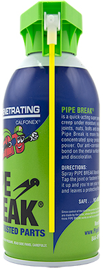 Pipe Break - 9 oz. can with attached Straw (Single Can) SWATCH
