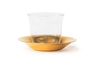 The Lily Espresso Cup and Gilt Brass Saucer THUMBNAIL