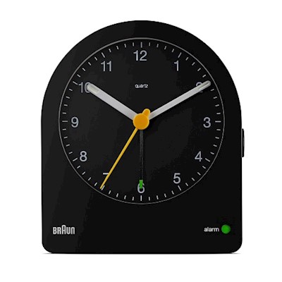 Braun BC22 Black Alarm Clock MAIN