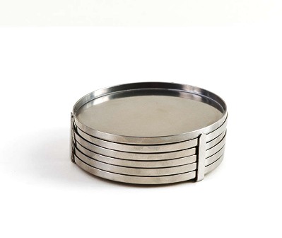 Stainless Steel Coasters~Arne Jacobson THUMBNAIL