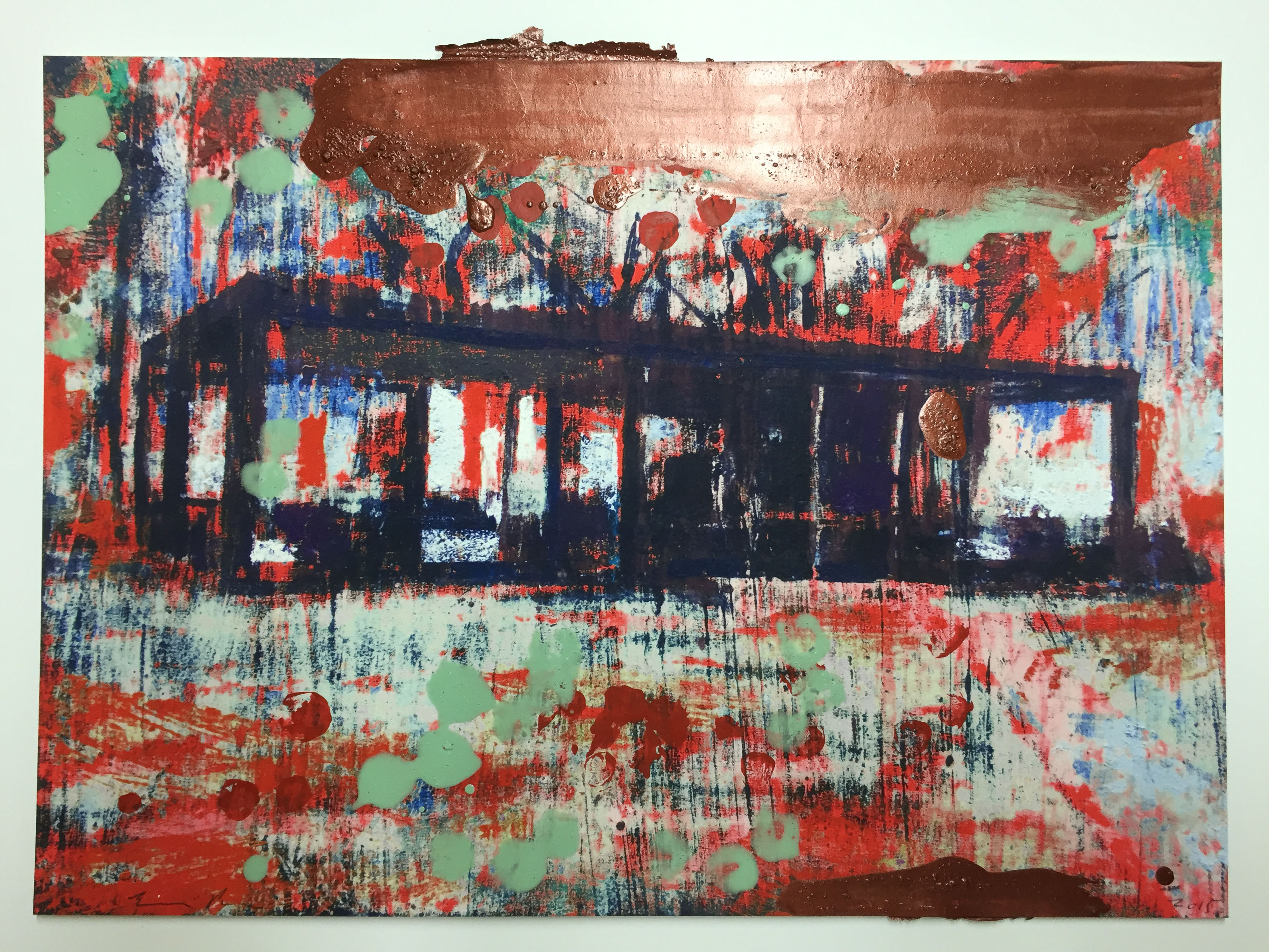 Enoc Perez Glass House, IV (Red) THUMBNAIL
