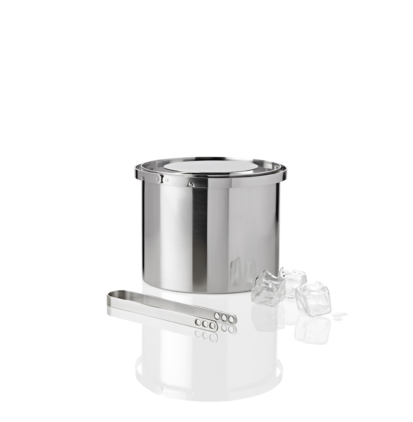 Stainless Steel Ice Bucket~Arne Jacobson(Ice Tongs sold separately) THUMBNAIL