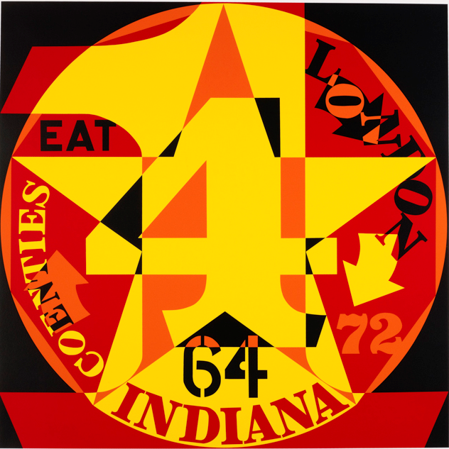 Robert Indiana: Decade Autoportrait 1964 THUMBNAIL