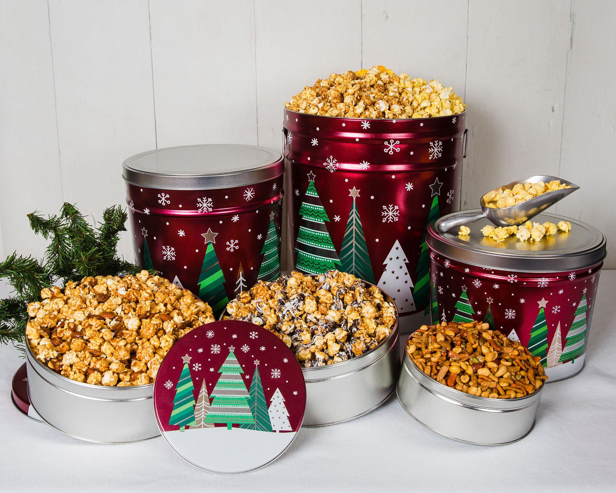 Holiday Trees - Popcorn Tins THUMBNAIL