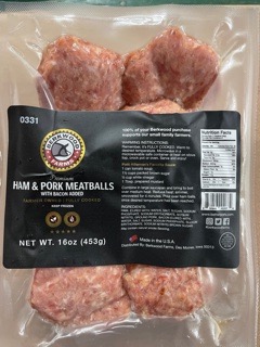 Berkwood Farms - Fully Cooked Berkshire Bacon HamBalls! LARGE