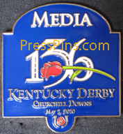 2010 Kentucky Derby Media Pin MAIN