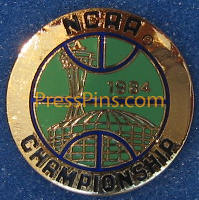 1984 NCAA Final Four Press Pin (Seattle) MAIN