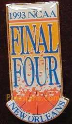 1993 NCAA Final Four Press Pin (New Orleans) MAIN