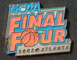 2002 NCAA Final Four Press Pin (Atlanta) MAIN