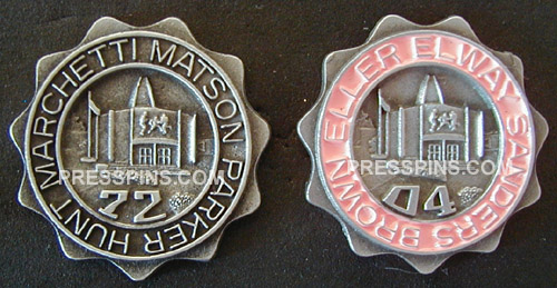 1972/2004 Pro Football Hall of Fame Press Pins MAIN
