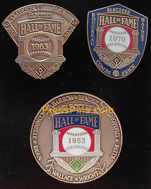 2004 Retroactive Hall of Fame Press Pins MAIN