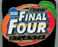 2007 NCAA Final Four Press Pin (Atlanta) MAIN