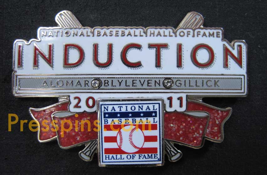 2011 Hall of Fame Press Pin MAIN