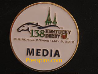 2012 Kentucky Derby Media Press Pin MAIN