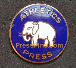 1930 Philadelphia Athletics World Series Press PIn LARGE