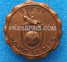 1944 St. Louis Browns World Series Press Pin MAIN