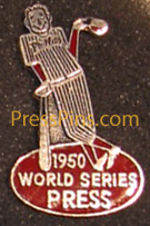 1950 Philadelphia Phillies World Series Press Pin MAIN