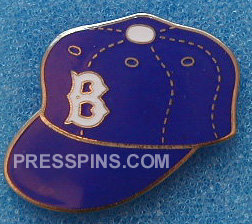 1953 Brooklyn Dodgers World Series Press Pin MAIN