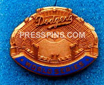 1963 Los Angeles Dodgers World Series Press Pin MAIN