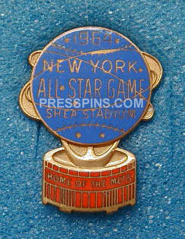 1964 New York All-Star Press Pin MAIN