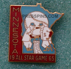 1965 Minnesota All-Star Press Pin MAIN