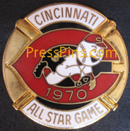 1970 Cincinnati All-Star Press Pin MAIN