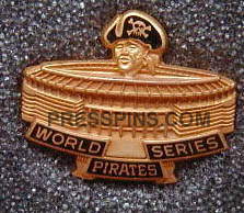 1971Pittsburgh Pirates World Series Press Pin MAIN