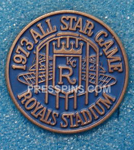 1973 Kansas City All-Star Press Pin MAIN