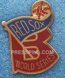 1977 Boston Red Sox World Series Phantom Press Pin MAIN