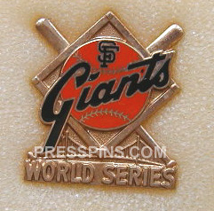 1978 S.F. Giants World Series Phantom Press Pin MAIN